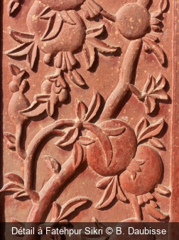 Détail à Fatehpur Sikri B. Daubisse